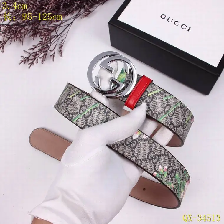 Gucci Belt 34mm 95-125cm 8L  (2)